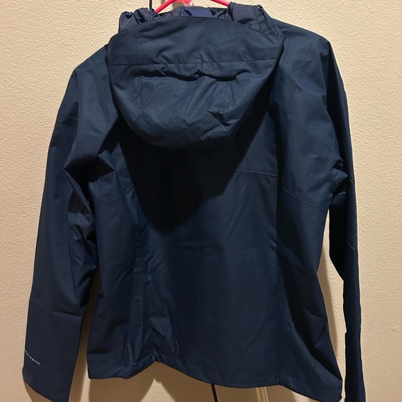 Columbia Navy Hooded Outdoor Jacket - Picture 4 of 6